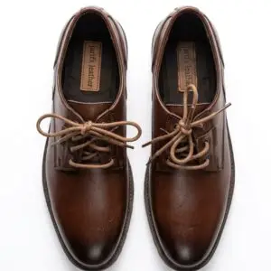 Men's Black Leather Buckle Slide Sandals