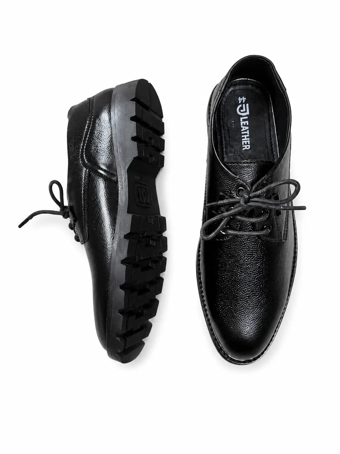 Jarifa Leather Men's Genuine Leather Casual Derby Shoes