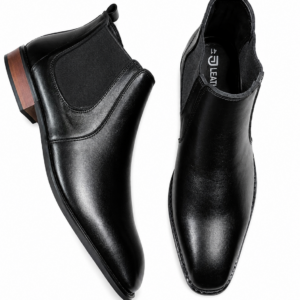Jarifa Leather Men's Crocodile-Embossed Dark Brown Oxford Shoes